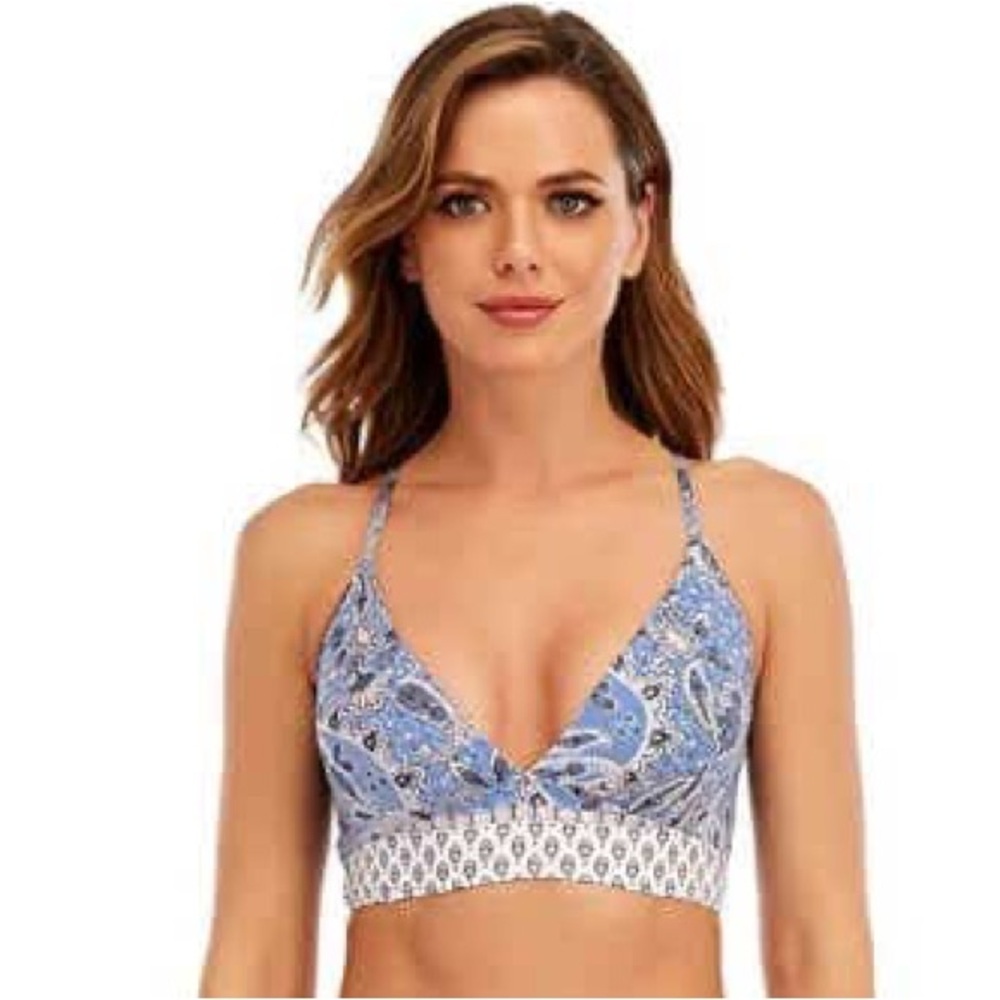 Lucky Brand Swim Top NWT